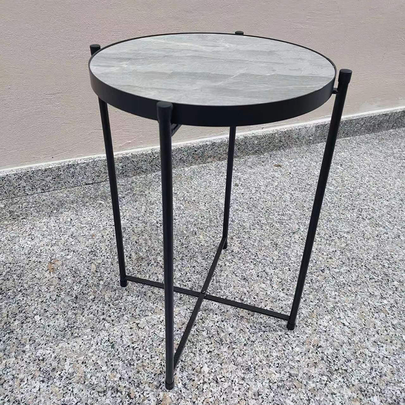 Tavoline Rrethore Moderne | Mermer & Metalike
