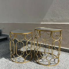 Set Tavoline Rrethore, Ngjyra: Gold, Madhesia: Set, foto 