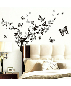 Ngjitese ,Dekoruese per Murin Me Flutura dhe Lule, photo 
