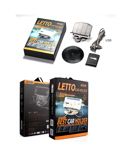 Mbajtese & Karikues Celulari Remax Letto, Ngjyra: E Zezë, foto , 4 image