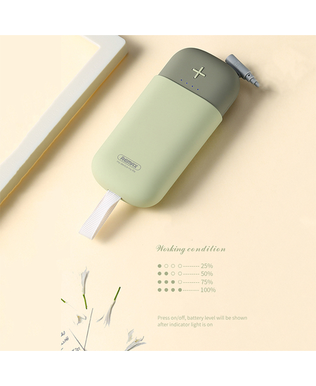 Power Bank Remax RPL-32 5000 mAh, Ngjyra: Jeshile, foto , 3 image