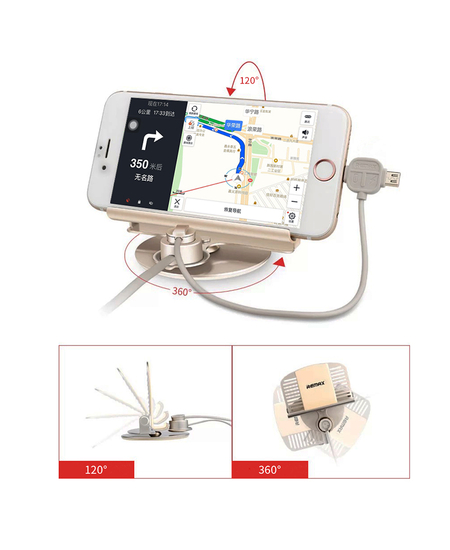 Mbajtese & Karikues Celulari Remax Letto, Ngjyra: E Zezë, foto , 2 image