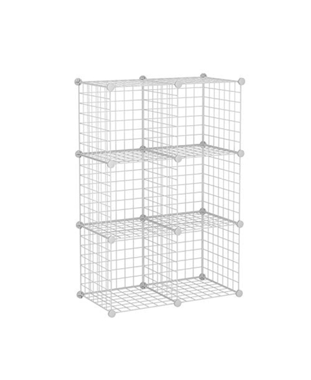 Raft Portative Metalike me 6 Rafte (ngjyre e bardhe), photo , 4 image