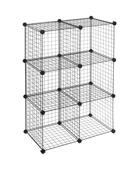 Raft Portative Metalike me 6 Rafte (ngjyre e zeze), foto , 2 image