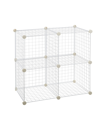 Raft Portative Metalike me 4 Rafte (ngjyre e bardhe), foto , 2 image