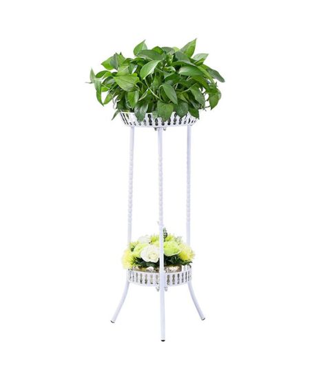 Dekoruese Metalike për 2 Vazo (ngjyra e bardhë), foto , 4 image