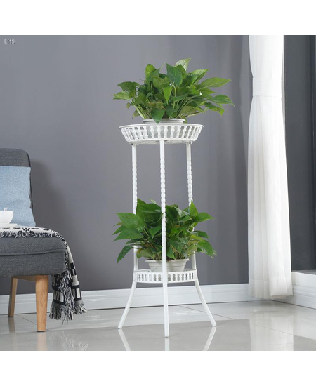 Dekoruese Metalike për 2 Vazo (ngjyra e bardhë), foto , 2 image