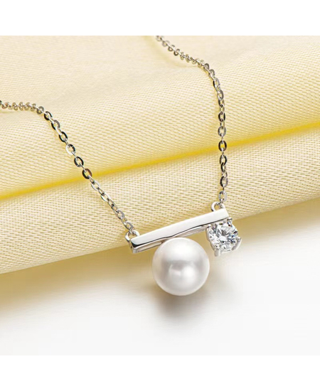 Varese Argjendi me Perle dhe Gur, foto , 3 image