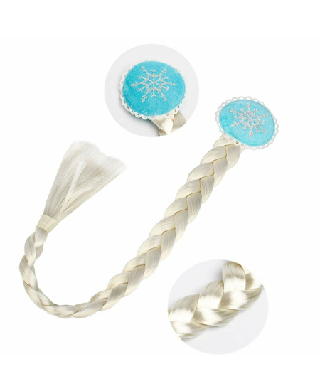 Set Princess Elsa - Kurorë, Shkop, Doreza, Floke  me Gërsheta, foto , 3 image