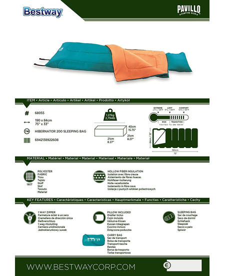 Cante Gjumi  Bestway Hibernator 200 - 68055, foto , 2 image