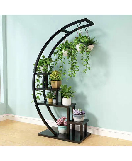 Dekoruese per Vazo ne Forme Gjysme Rrethi, Ngjyra: E Bardhë, foto , 2 image