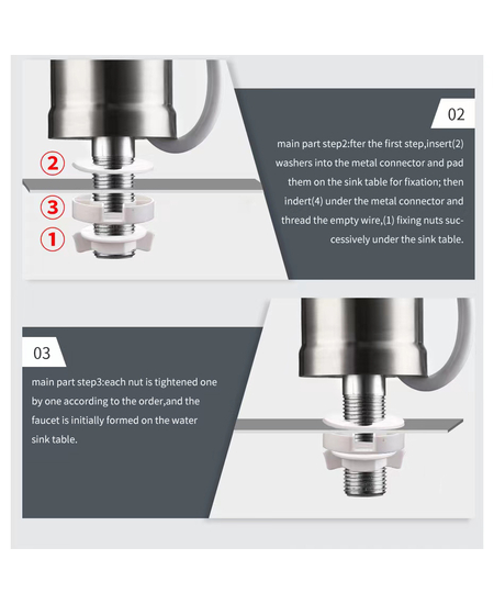 Rubinet Metalik me Ngrohje për Lavamanin, foto , 5 image