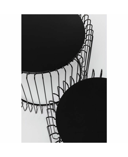 Set Tavoline Rrethore e zeze, Ngjyra: E Zezë, Madhesia: Set, foto , 3 image