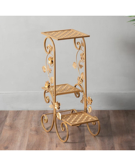 ​Dekoruese Metalike për 3 Vazo/ Gold me Flutura, photo , 2 image