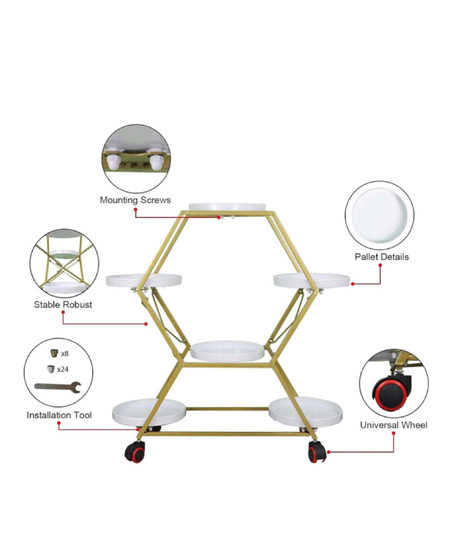 Dekoruese Gold per 6 Vazo, foto , 7 image