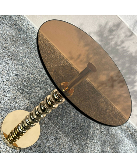 Tavoline Rrethore Xhami & Metalike / Gold, foto , 3 image