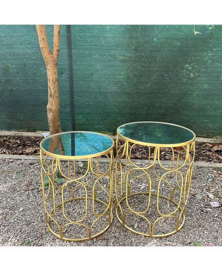 Set Tavoline Rrethore, Ngjyra: Gold, Madhesia: Set, foto , 6 image BalkMall Set Tavoline Rrethore, Ngjyra: Gold, Madhesia: Set, foto , 6 image