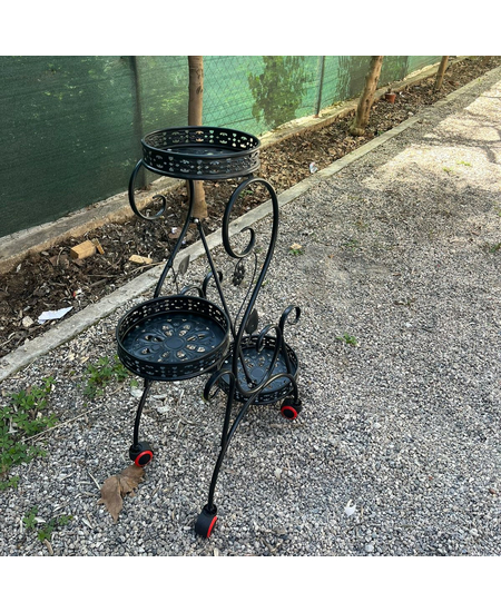 Dekoruese Metalike për 3 Vazo, Ngjyra: E Zezë, foto , 2 image