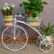 Biçikletë Dekorative për 3 Vazo, Ngjyra: E Bardhë, foto , 3 image BalkMall Biçikletë Dekorative për 3 Vazo, Ngjyra: E Bardhë, foto , 3 image