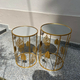 Set Tavoline Rrethore, Ngjyra: Gold, Madhesia: Set, foto , 4 image BalkMall Set Tavoline Rrethore, Ngjyra: Gold, Madhesia: Set, foto , 4 image